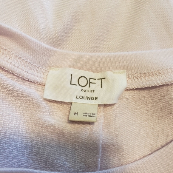 LOFT Outlet Pale Pink Knit Dress Size Medium, Comfy, Casual - Picture 10 of 10